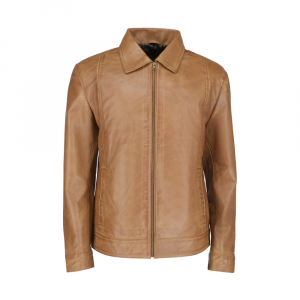 Sandstone Lambskin Cruiser Jacket